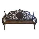 Cast iron bench