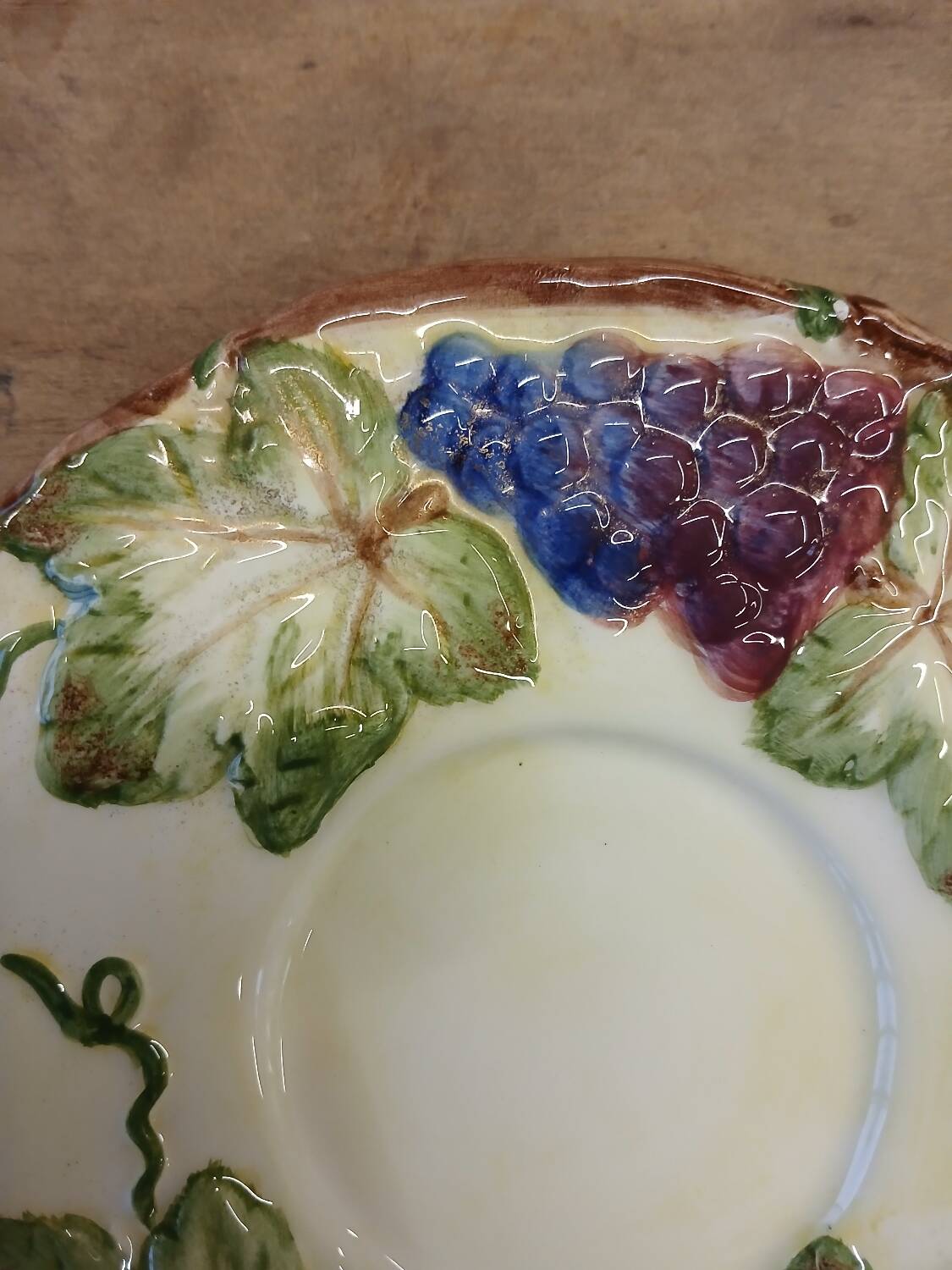 Slip cup and saucer