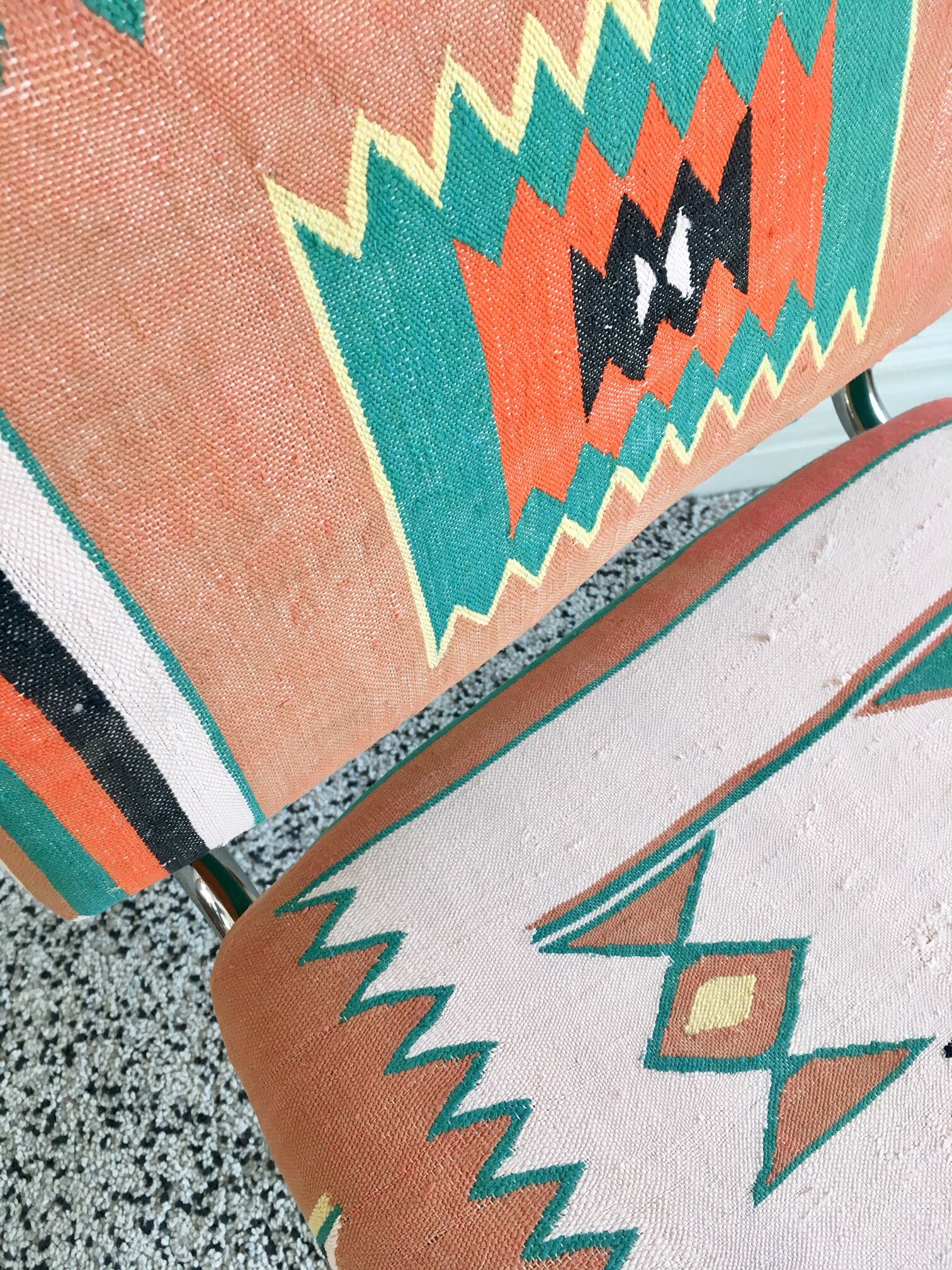 Fauteuil vintage " Navajo "