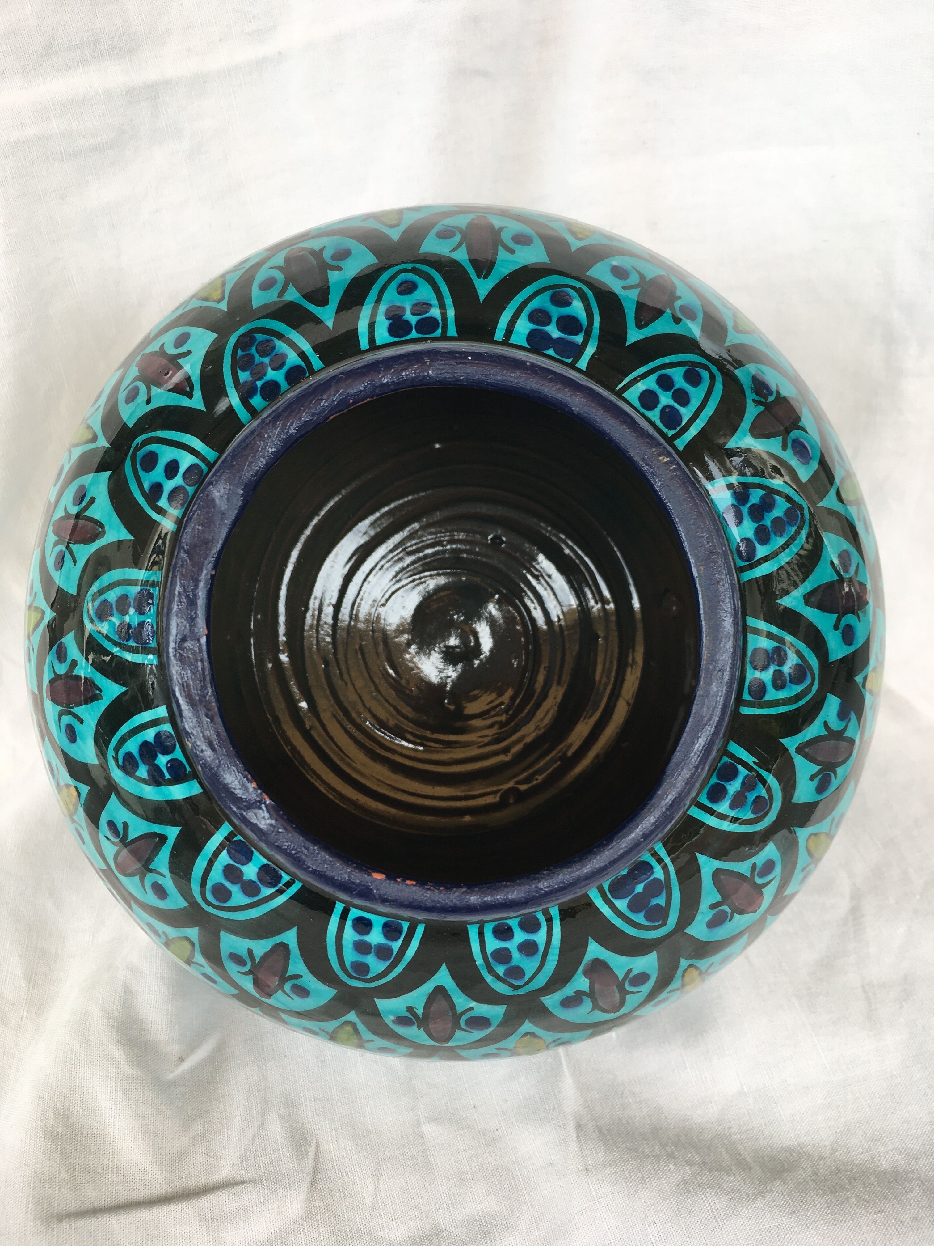 Moroccan ceramic vase