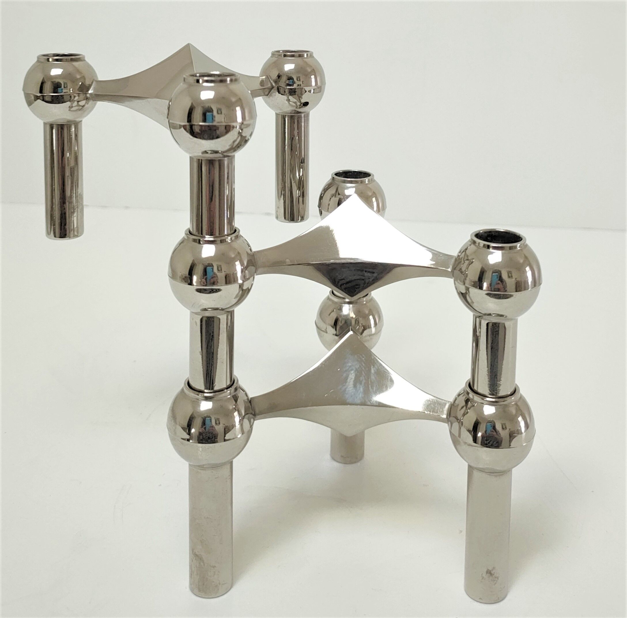 Three candle holders Fritz Nagel and Caesar Stoffi for BMF