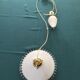 Suspension opaline rises down 1920s (number 8)
