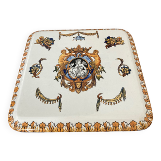 Dessous de plat Gien Renaissance XIX - XXème