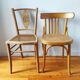 Lot de 4 chaises bistrot dépareillées