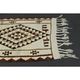 1970s Vintage Turkish Hand-Knotted Wool Cotton Beige Runner Rug 92x355
