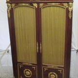 Acajou Library of Cuba Scd Empire decorated with 50 gilded bronzes