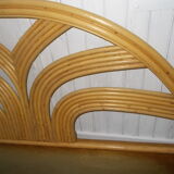 Rattan headboard