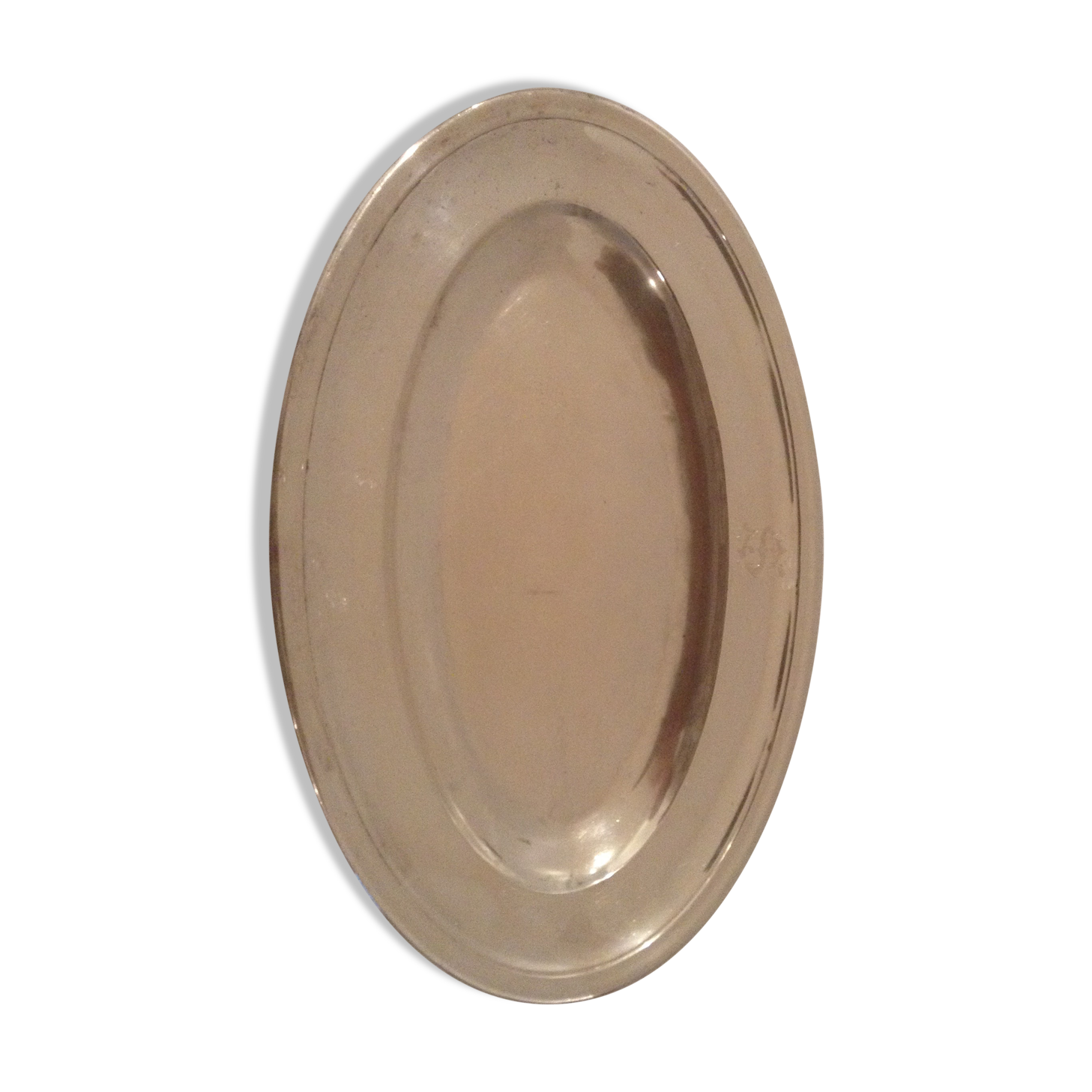 Flat oval christofle