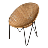 Wicker/Rattan Egg Chair Armchair