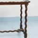 Antique Neo-Baroque Italian Barley Twist Bar Cart Serving Trolley, 1920s