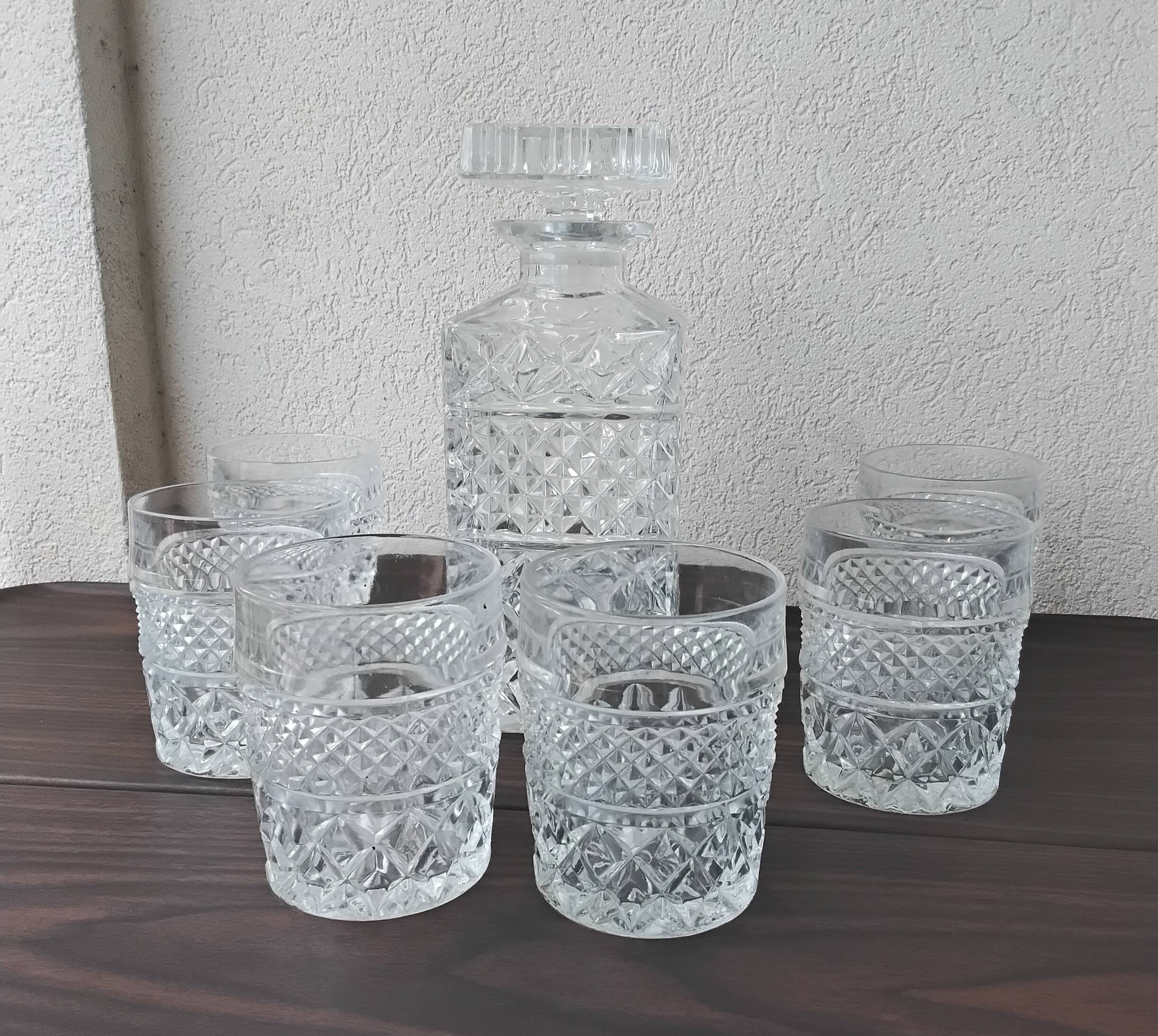 Service à whisky en cristal