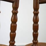 Set of 4 beautiful and atmospheric vintage design bistro chairs