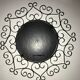 Miroir Chaty Vallauris en fer forgé 37cm