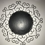 Chaty Vallauris wrought iron mirror 37cm