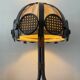 Rattan and cane lamp from the 60s-70s