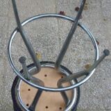 Black skai workshop stool