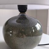 Table lamp in glazed stoneware