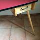 Vintage compass feet desk