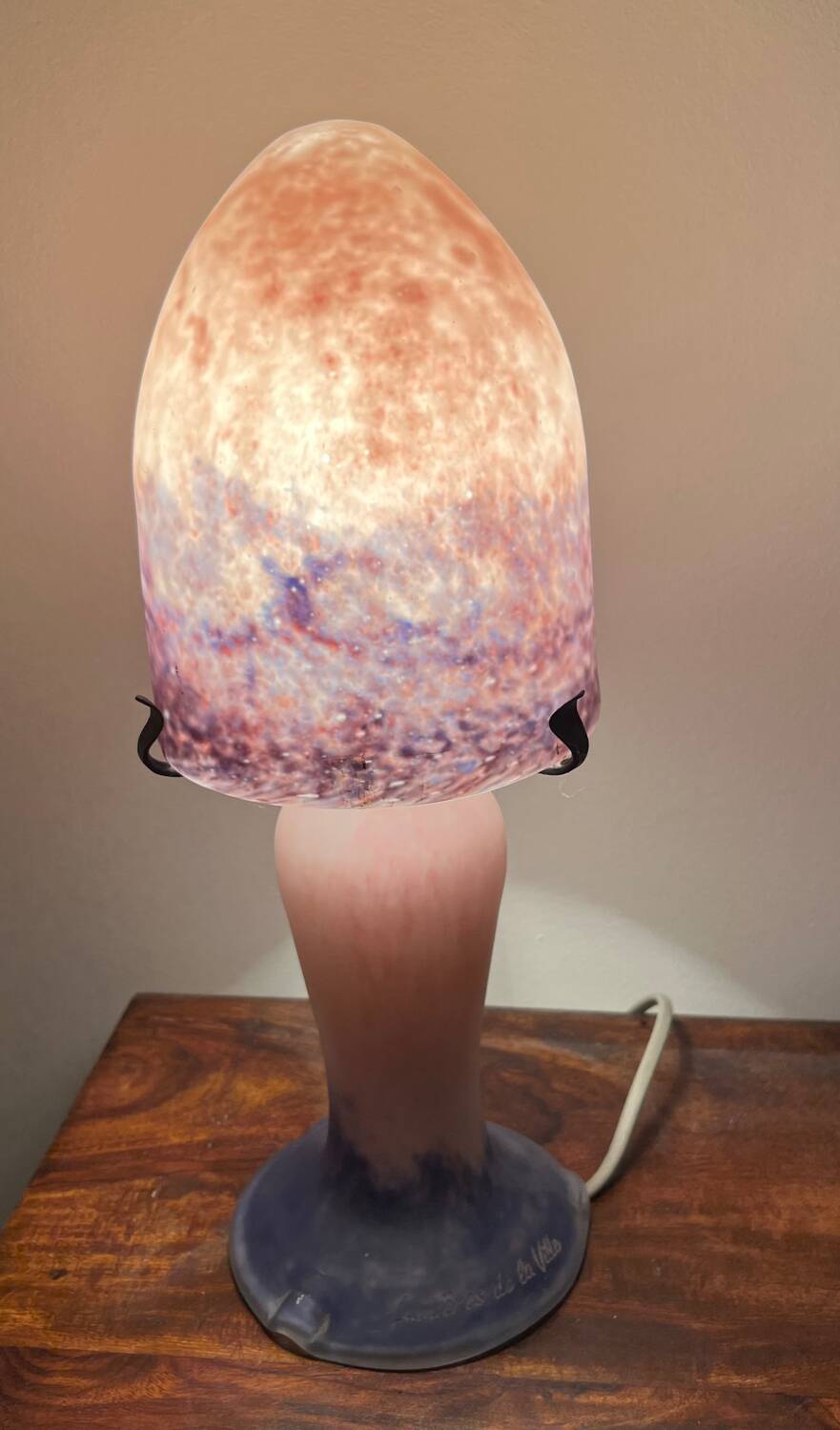 Glass paste lamp “City lights”