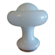 Mushroom lamp peill putzler in white opaline 60'S