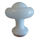 Mushroom lamp peill putzler in white opaline 60'S