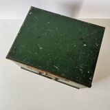 Ancienne Boîte à archives en métal / casier de notaire