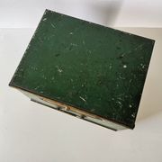 Ancienne Boîte à archives en métal / casier de notaire