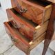 Louis xv style bedside table in rosewood marquetry
