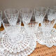 Lot de 6 verres à eau cristal d'arques modèle "Pompadour "
