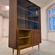 Display cabinet walnut by Deutsche Werkstätten Hellerau