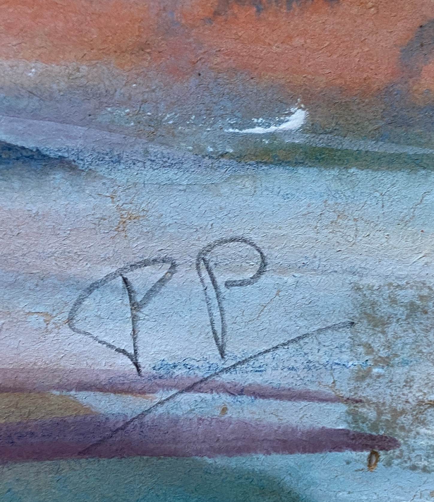 Large painting Gouache by Paul PAQUEREAU (1871-1950) "The Regattas"