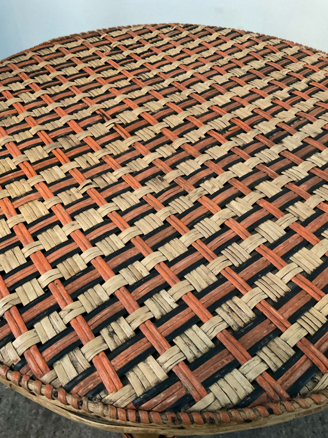 Rattan table from the 60s