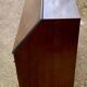 Secretary, chest of drawers, desk, scribe in solid mahogany