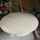 Table Carlo Scarpa in travertine