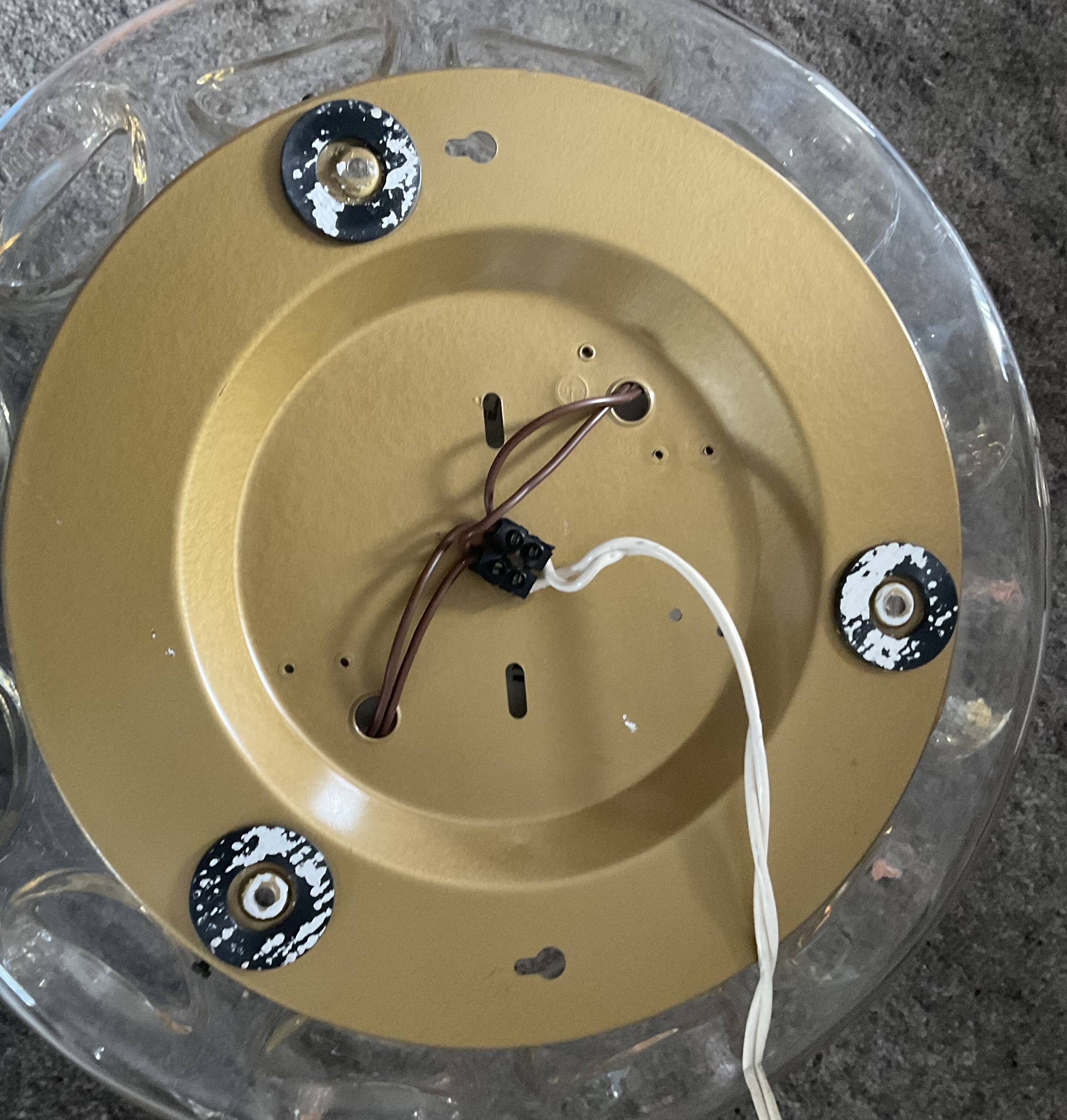 Helena Tynell attribution ceiling lamp from the 70s