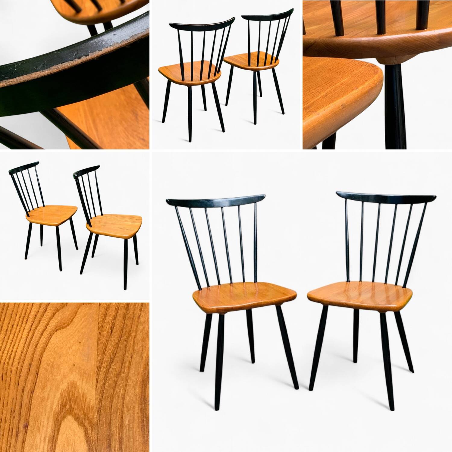 Pair of Scandinavian chairs 1950