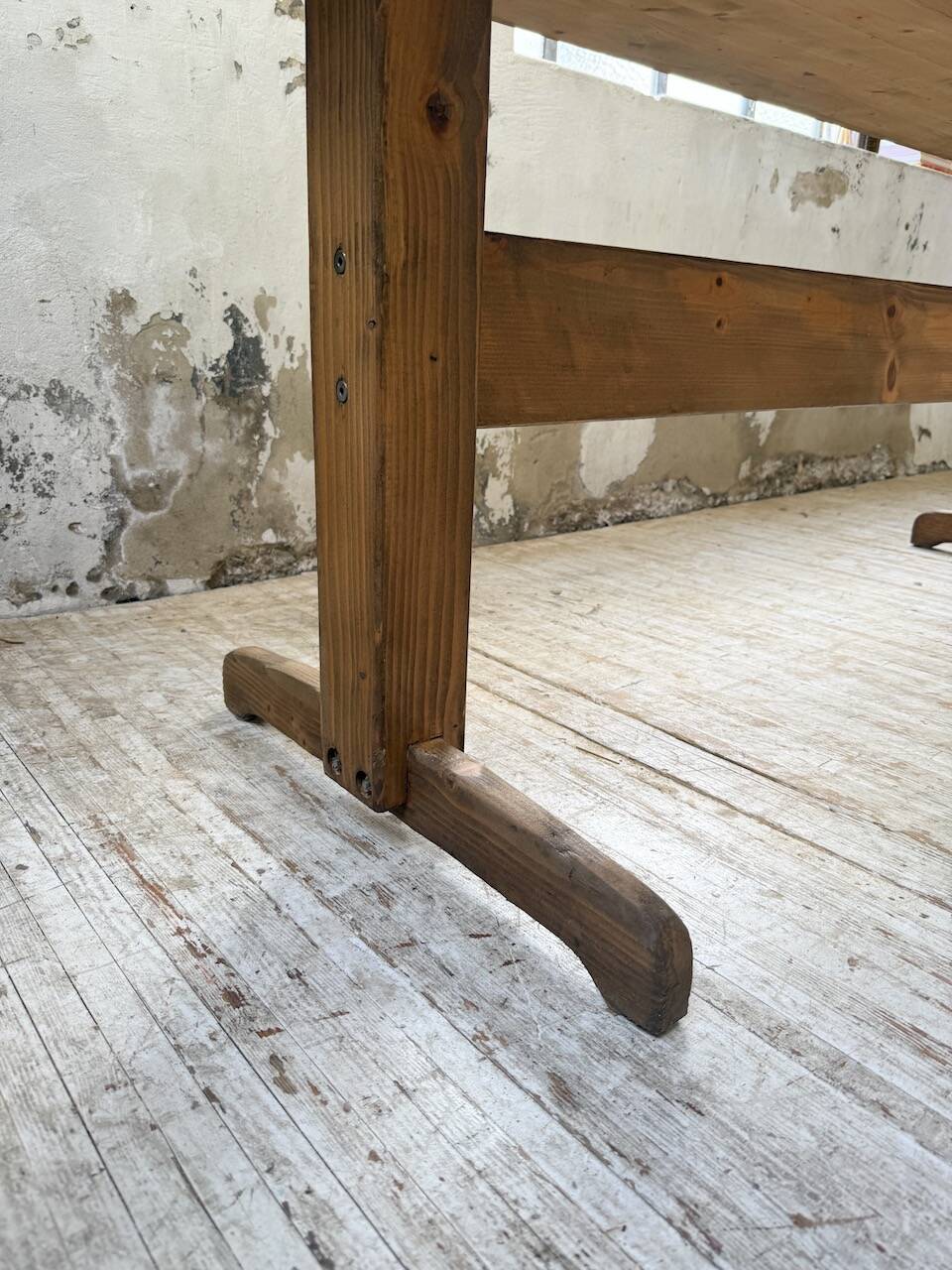 Perriand mountain furniture pine dining table