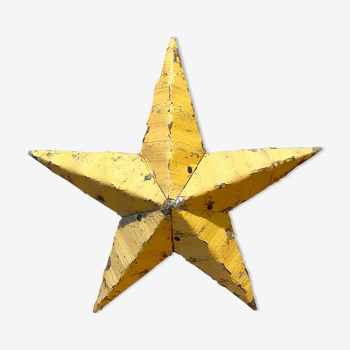 Amish star yellow, ochre 30cm