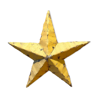 Amish star yellow, ochre 30cm