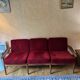 Sofa set with armchair and pouf by Arne Vodder for Glostrup.