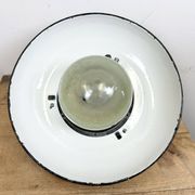Industrial Blue Enamel Factory Pendant Lamp in Cast Iron from Zaos, 1960s
