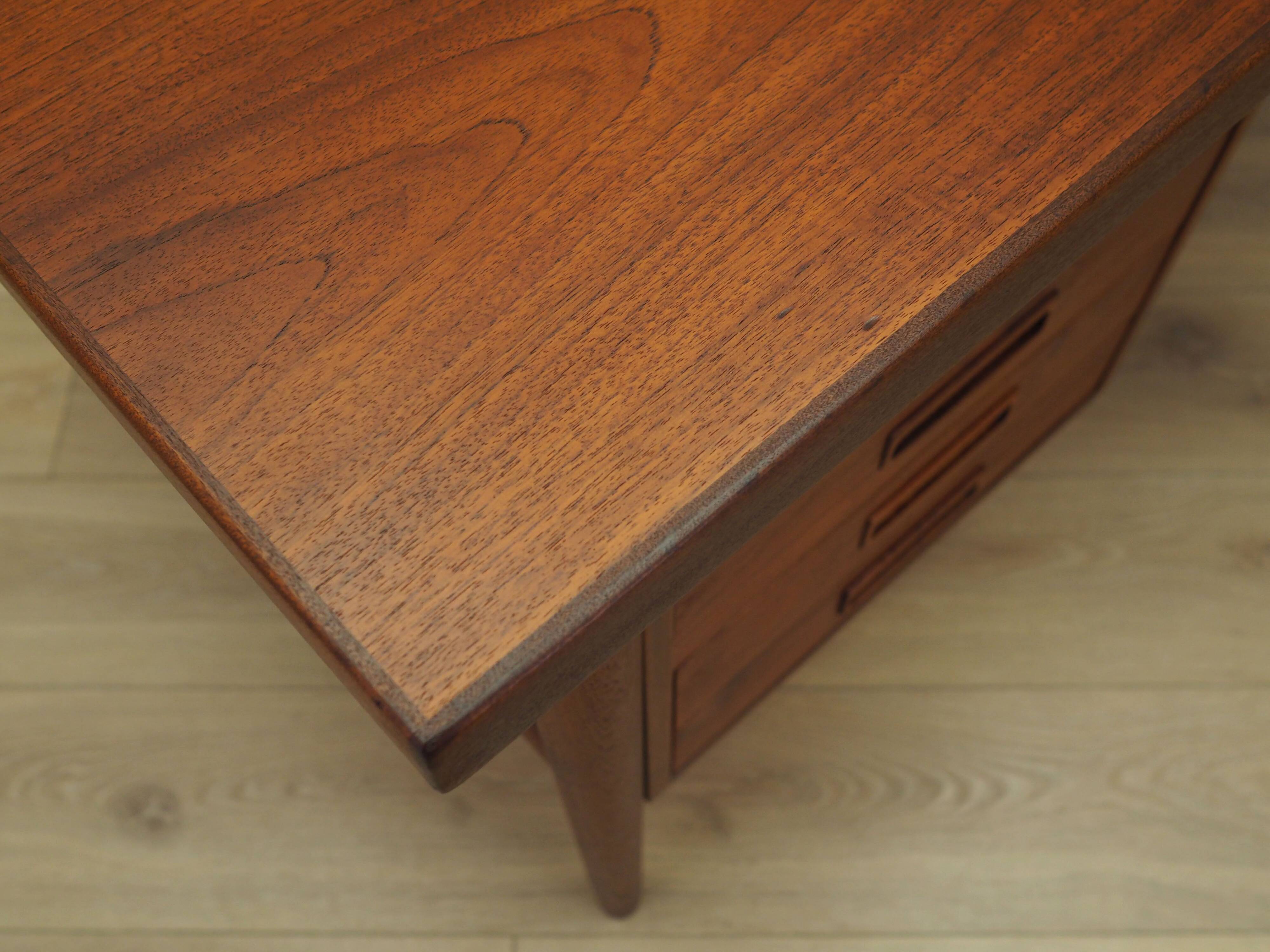 Teak desk, Danish design, 1970s, production: Denmark