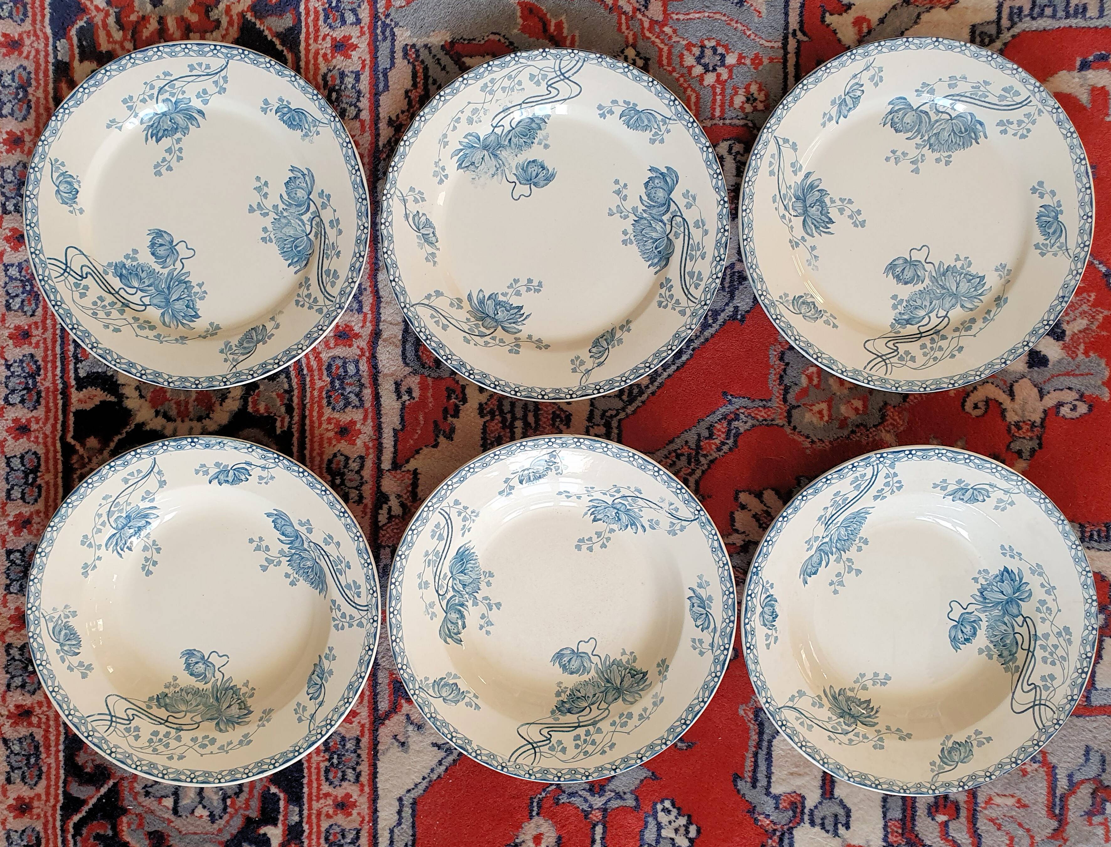 Plates sarreguemines U&C Royat