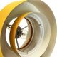 Suspension jaune foncé par Carl Thore pour Granhaga. Suède années 1970