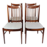 Set Of 4 Dining Chairs Model 422 Made In Rosewood By Arne Vodder From 1960s