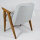 Vintage 366 armchair, designer J. Chierowski, 1960s, blue