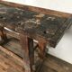 Carpenter Workbench raw wood end 1900
