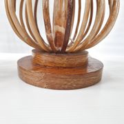 Pair of vintage rattan lamps 1960