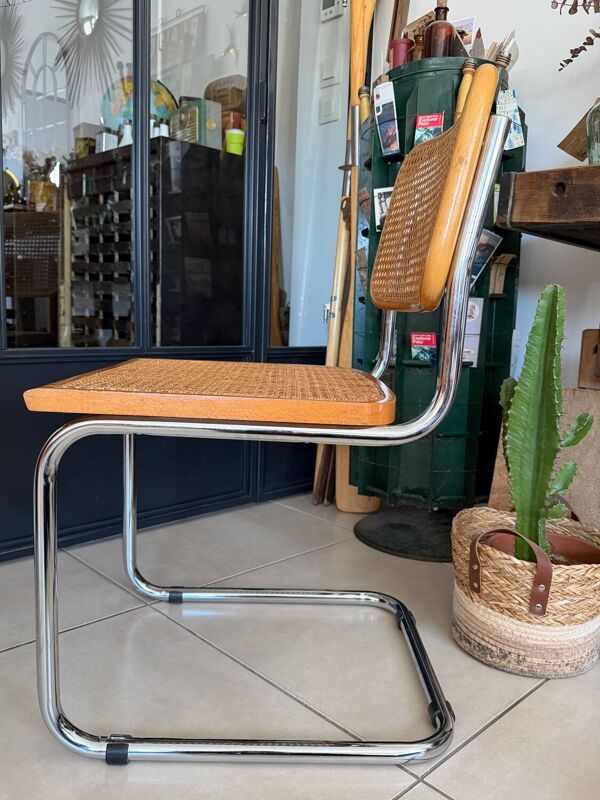 Chaise ''Cesca'' B32 Marcel Breuer – Made in Italy vintage