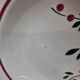 Lot de 4 assiettes creuses vintage Sarreguemines modèle Champfleury